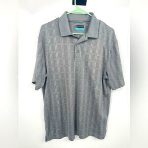Men's PGA Tour‎ Large gray short sleeve polo